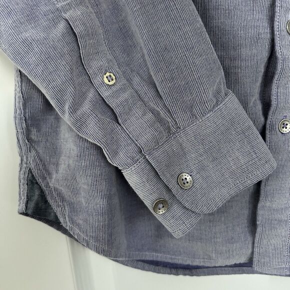 Tommy Bahama Mens Coastline Cord Shirt Sz M Corduroy Button Down Purple Lilac - Picture 5 of 11